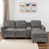 Chenille gris anthracite Knox