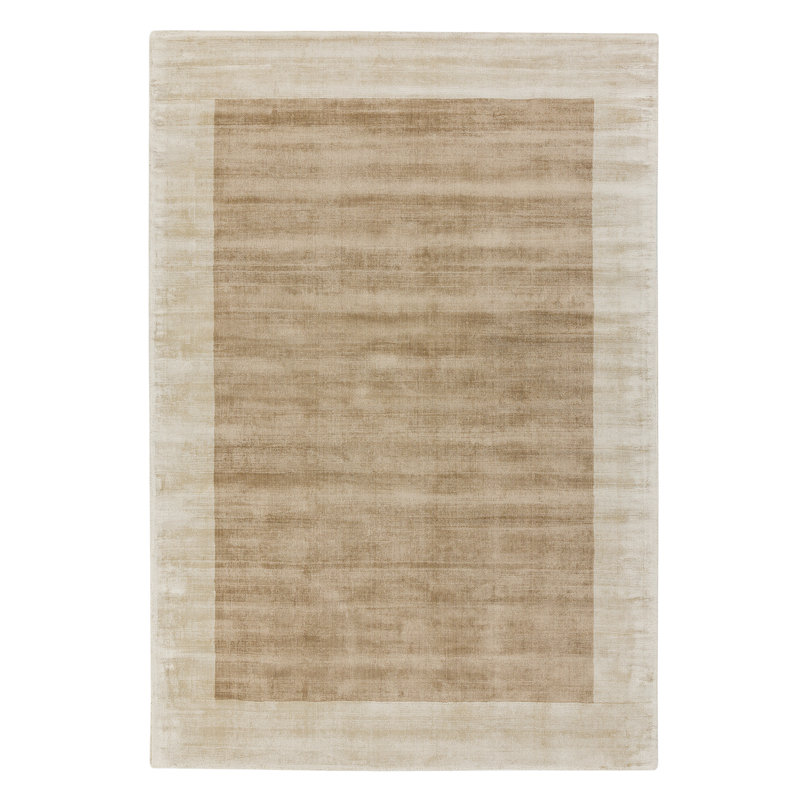 Desrosiers Shinny Bordered Putty/Champagne Area Rug, Rectangle 160 x 230cm