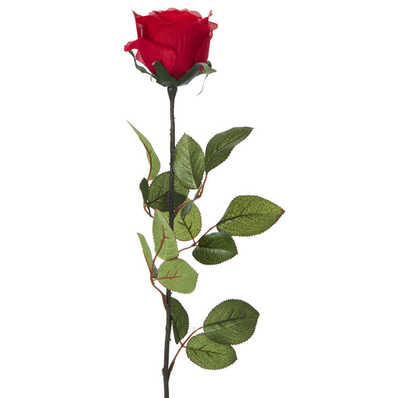 Jet de rose de luxe artificiel, rouge