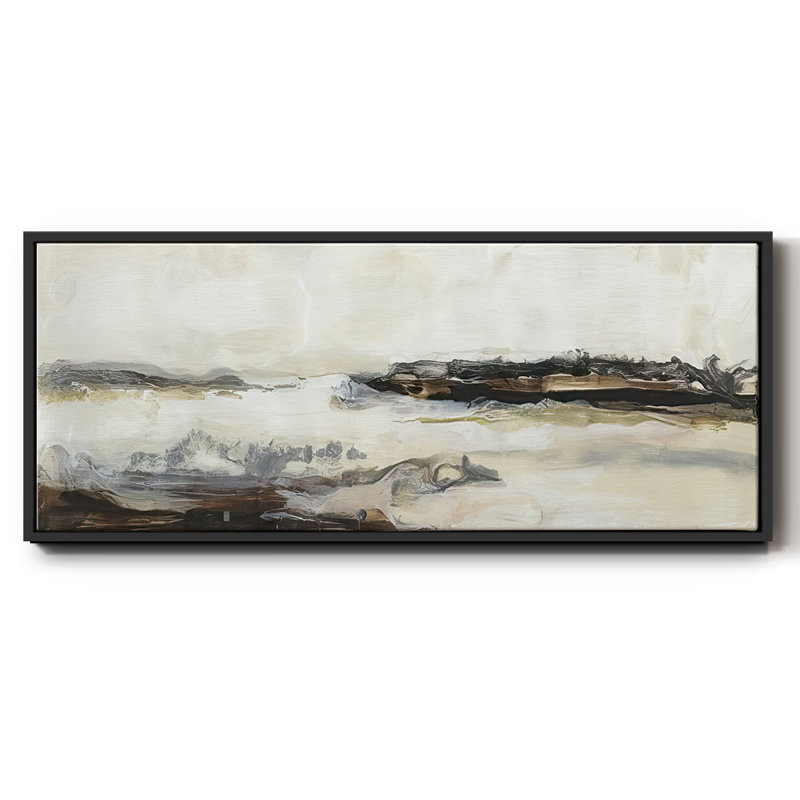 Joyful Horizon II - toile encadrée, H 24 po x l 60 po