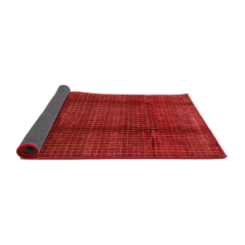 Tapis contemporain marron, Rond 7 pi
