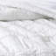 Édredon blanc très grand - 5 pièces en microfibre, à volants-121159144