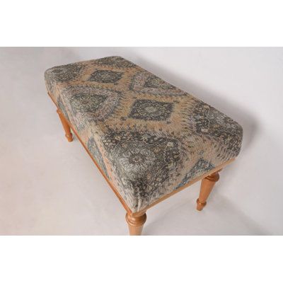 Ethnic Pattern Bench, Ottoman Bench, Upholstered Bench, Turkish Rug Bench, Kilim Bench, Home Decor Bench, Handmade Bench, Bench For Bedroom