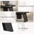 Round Modern Coffee Table with Inclined Legs, Center Accent Table for Living Room-1760635361