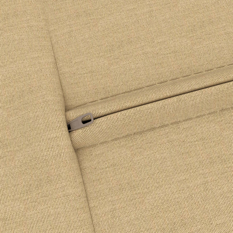 Ensemble de coussins de canapé d'extérieur Sunbrella®, Toile toile Sunbrella® beige chiné