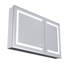 Armoire à pharmacie à DEL encastrée ou à fixation en surface de 40 po x H 24 po avec porte en miroir et tablettes réglables-125526864