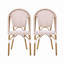 Chaises d'extérieur d'extérieur en aluminium et en bois synthétique, ensemble de 2-884142673