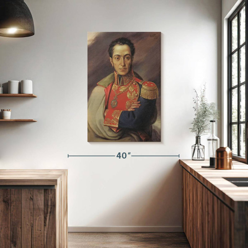 Leisha Simon Bolivar, 39" H x 26" W