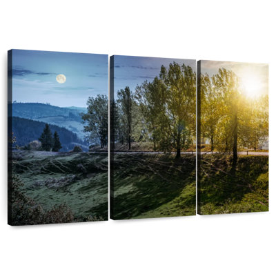 Oberle Sunset And Moonrise