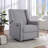 Oyster Gray Fabric Power Recliner