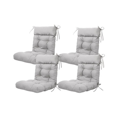 Coussin de dossier de chaise de salle à manger d'extérieur / d'intérieur 3,5 po