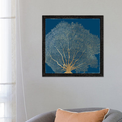 Gold Coral III 1 Piece Wall Art on Canvas