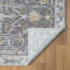 Tapis d'intérieur traditionnel à bordure Jolene, gris / ivoire-167287238