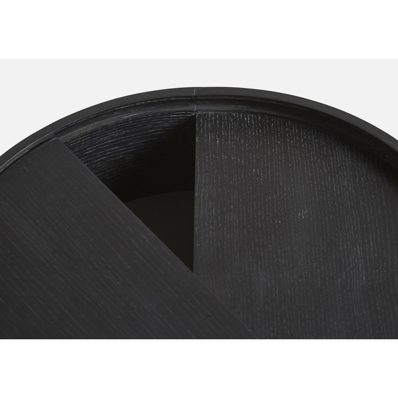 Arc Coffe Table, 15" H x 35" L x 35" W, Black