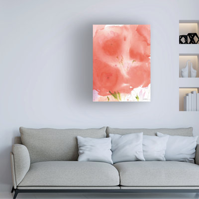 Art mural sur toile tendue - Sheila Golden «Amapola», décoration murale pour le salon, la chambre à coucher ou le bureau - 14 x 19