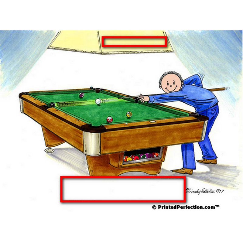 Personnalisé billard, joueur de billard - porte-clés mâle