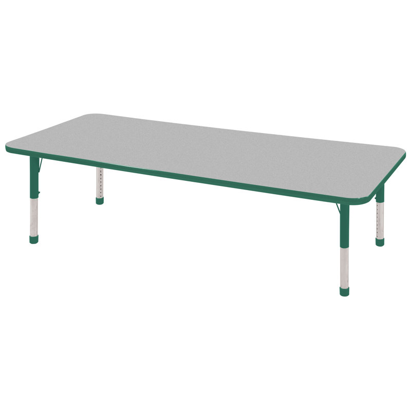 72" x 30" Rectangular Classroom Table, vert