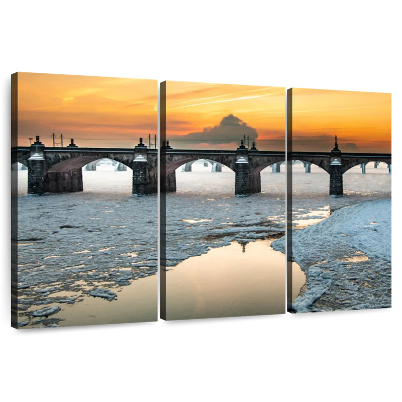 Icy Susquehanna River