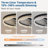 Crystal Flush Mount Ceiling Fan With Light And Remote, Black Ceiling Fan For Bedroom, Living Room-1442094223