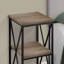 Table d'appoint, table d'appoint, table de bout, table de chevet, lampe, stratifié, métal, contemporain, moderne-1241414741-1241414739