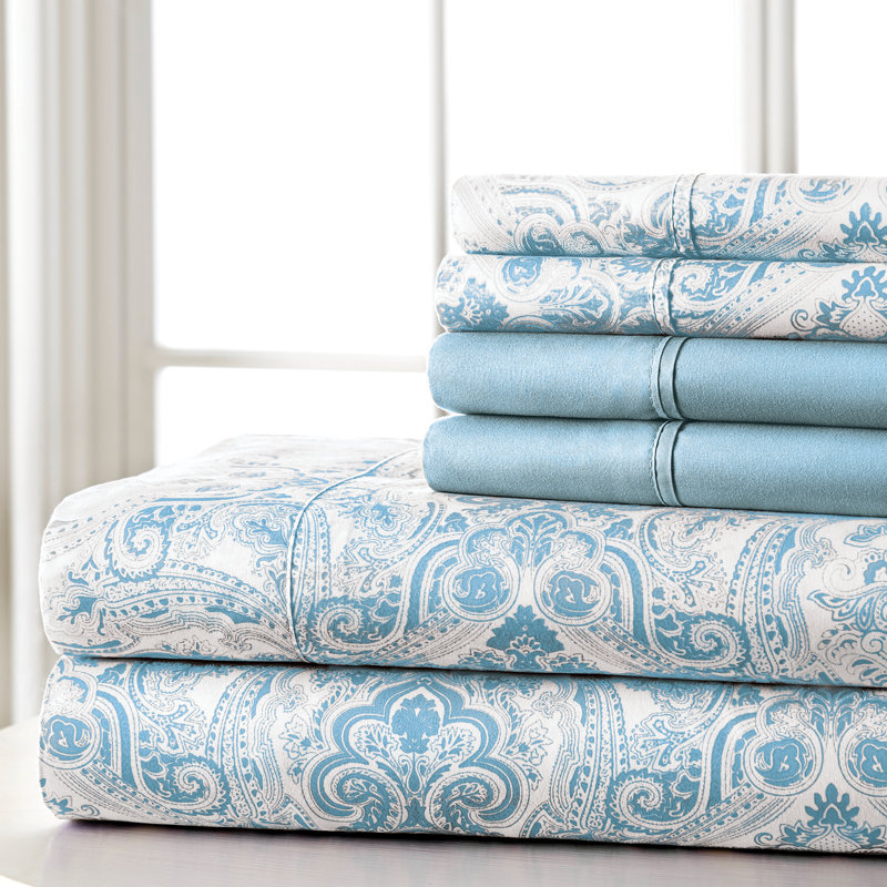Polyester Sheet Set, Twin, Light Blue