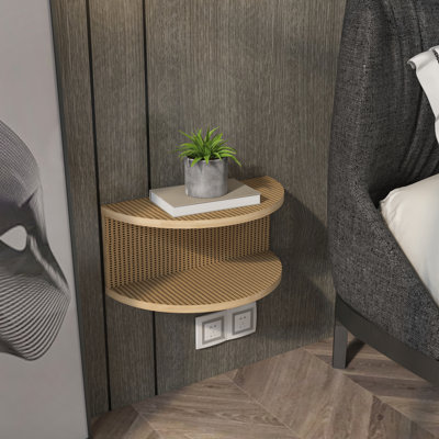 Cydelia 45cm W Manufactured Wood Bedside Table