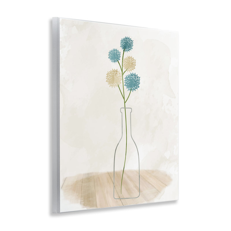 "Simple Bud Vase", art mural sur bois par Kim Allen