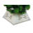 Hand Beaded Adjustable Christmas Tree Collar - Doves on White Silk