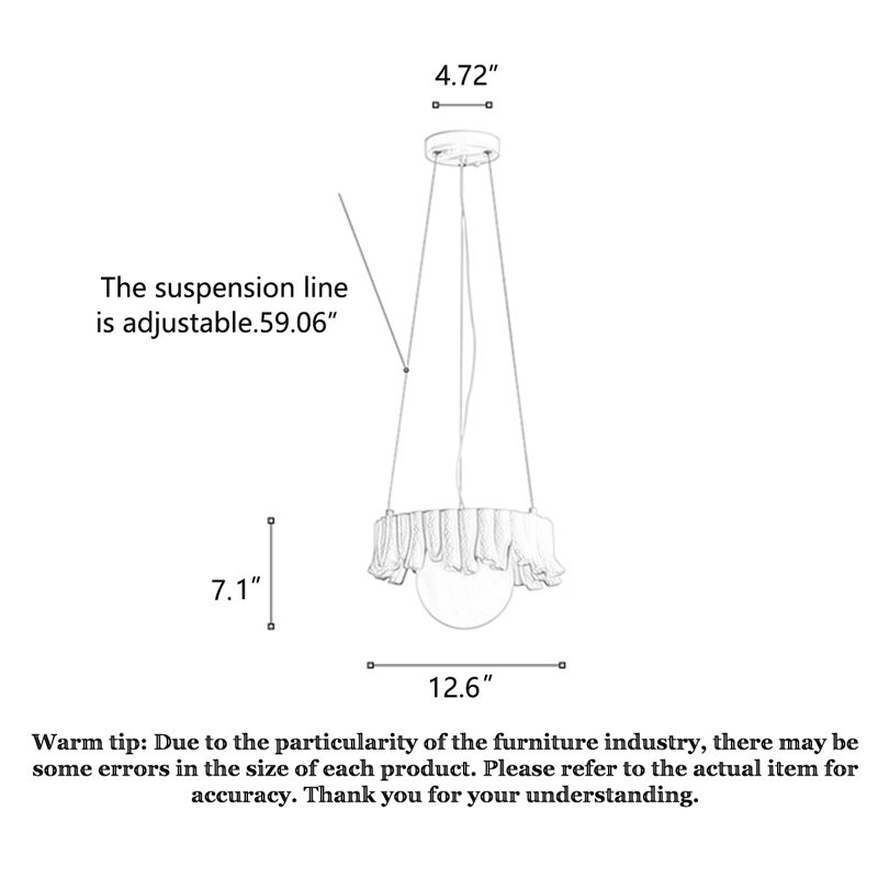 Lampe suspendue Wabi Sabi