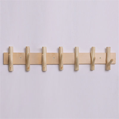 Branchout Solid Wood Hook Rack