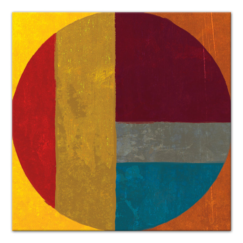 « circle », impression sur toile tendue, H 12 po x l 12 po