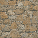 Bricks and More Collection Realistic Stonewall Wallpaper Roll