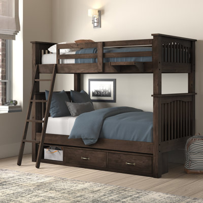 Mateo Kids Full Over Full Bunk Bed