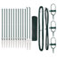 Galvanised Steel Border Fencing-1186892193-1186892201