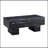 The Black Coffee Table Has Patterns. Modern Rectangular Table, Suitable For Living Rooms And Apartments. 43.3"*21.6"*17.2"