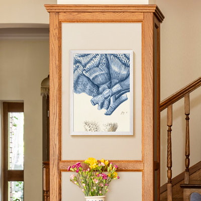 « corail antique en bleu marine ii » par paul cezanne-cadre photo, reproduction d’art