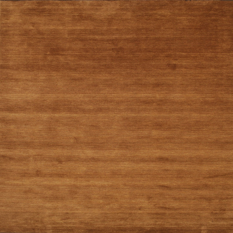 Tapis contemporain brun, Carré 5 pi