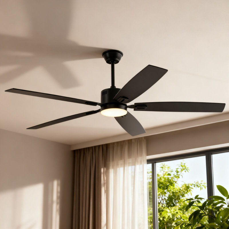 62" Modern Smart Large Ceiling Fan with Dimmable 3CCT LED Lights, 6-Speed Reversible DC Motor, Timer, Remote & App Control