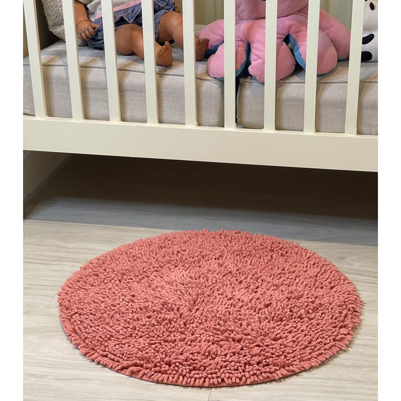 Virginio Non-Slip Bath Rug, Blush