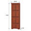 MDF 4 Tier 72 Inch Tall Corner Storage Cabinet With 8 Doors For Kitchen Living Room Bathroom