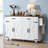 Durarte 53.5"W Kitchen Island, Locking Wheels, Drop Leaf-1773416309-1784706937