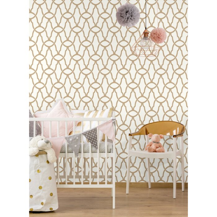 Willa Arlo Interiors Weidler Peel & Stick Geometric Roll & Reviews ...