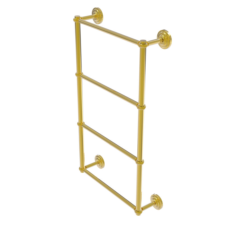 Porte-serviettes mural Leamore, Laiton poli, H 36 po x l 34 po x P 5,3 po