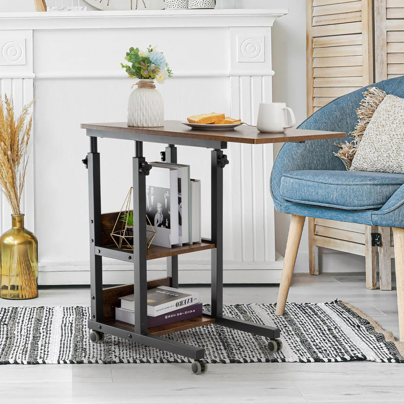 Table de bout Mickles, Brun rustique