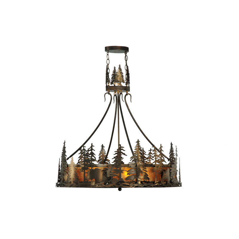 Rustic Lodge 4 - Light Chandelier