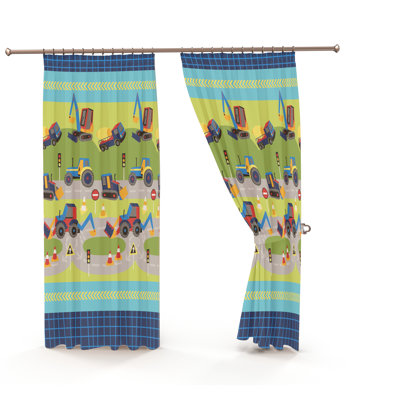 New Diggers Toddler New Room Darkening Curtains (Set of 2)