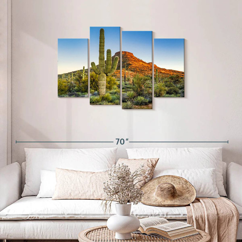 Désert de Sonoran, H 27 po x l 43 po