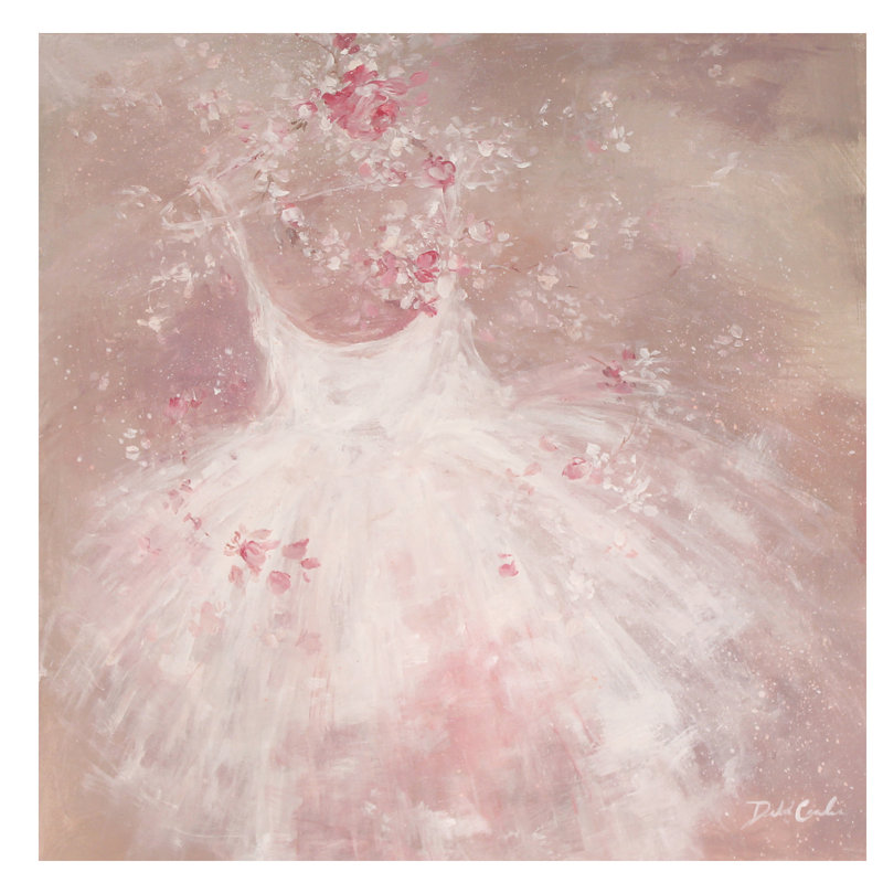 Tutu Breeze by Debi Coules - Print on Canvas, 45.72 cm H x 45.72 cm W x 1.91 cm D, No Frame