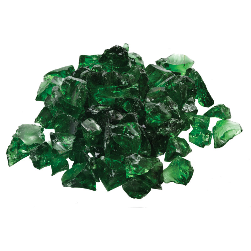 10 Lb. Dagan Fire Glass, Dark Green