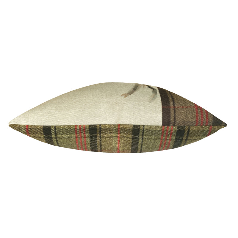 Plaid Square Cushion Cover